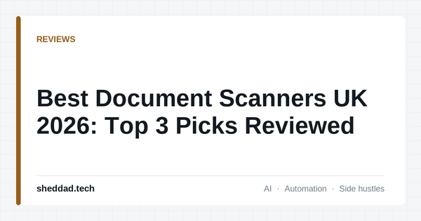 Best Document Scanners UK 2026: Top 3 Picks Reviewed